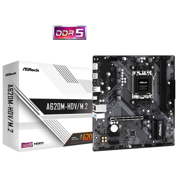 Placă de bază ASRock A620M-HDV/ M.2 micro ATX  photo 5