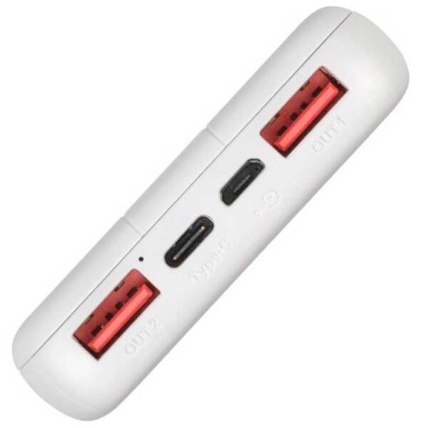 Power Bank 10000 мАч RivaCase VA2601 (10 Вт) Белый  photo 4