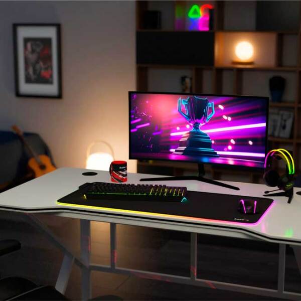 Masă gaming Huzaro Hero 1.6 White  photo 4