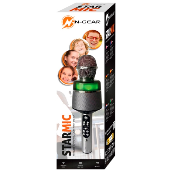 Микрофон N-Gear Star Mic 100 Серебристый  photo 2