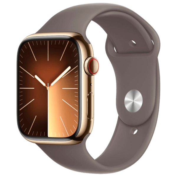 Умные часы Apple Watch Series 9 Золото 1.9" | 45 мм | Нержавеющая сталь/ Силикон| MRPL3 photo 1