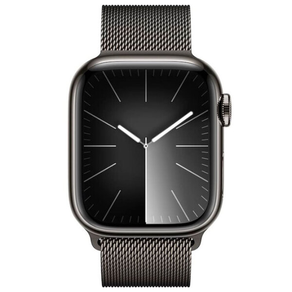 Ceas inteligent Apple Watch Series 9 Graphite 1.9" | 45 mm | Oțel inoxidabil/ Oțel inoxidabil| MRPQ3 photo 2