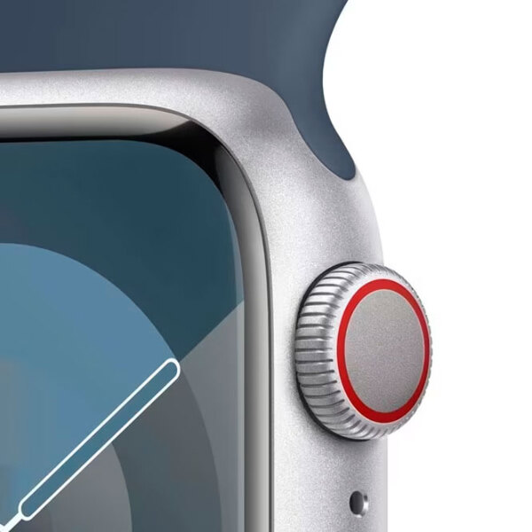 Ceas inteligent Apple Watch Series 9 Silver 1.69" | 41 mm | Oțel inoxidabil/ Silicon| MRJU3 photo 7
