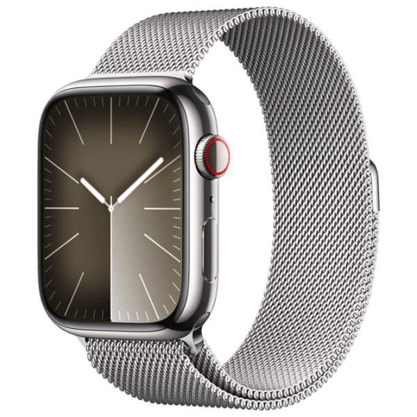 Умные часы Apple Watch Series 9 Серебристый 1.69" | 41 мм | Нержавеющая сталь/ Нержавеющая сталь| MRJV3 photo 1