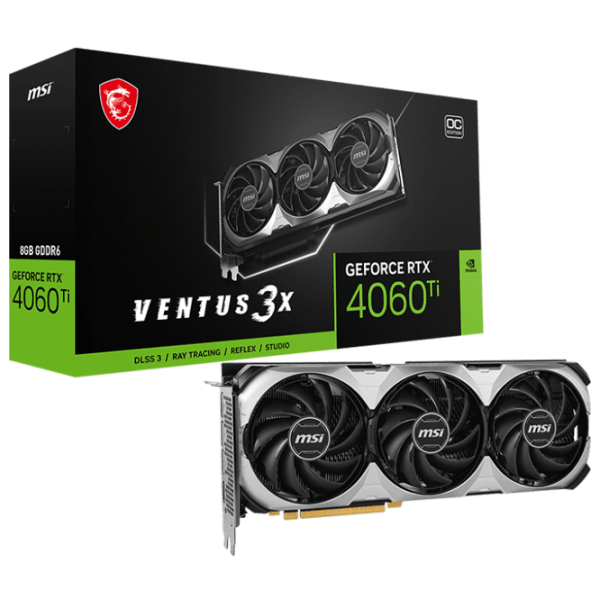 Placă video MSI GeForce RTX 4060 Ti VENTUS 3X OC 8 GB  photo 5