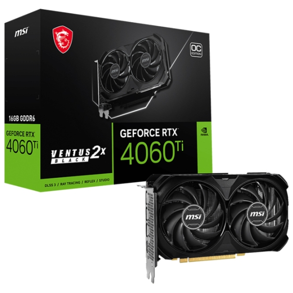 Placă video MSI GeForce RTX 4060 Ti VENTUS 2X OC 16 GB  photo 5