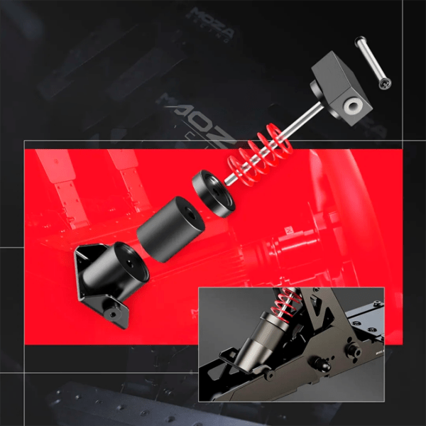 Set de performanță Moza Racing SR-P Lite Brake Pedal Black  photo 6