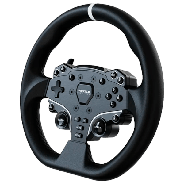 Volan Moza Racing ES Black Cu fir / 22 buttons photo 3