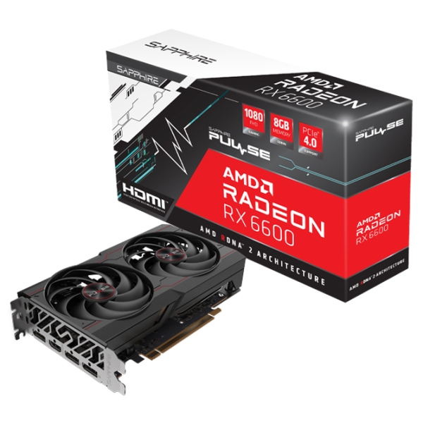 Видеокарта Sapphire Pulse Radeon RX 6600 8 ГБ  photo 5