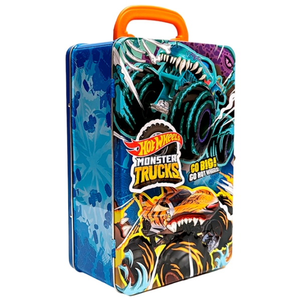 Контейнер для машинок Hot Wheels Monstrer Trucks HWCC21 Разноцветный  photo 2