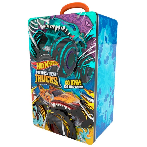 Контейнер для машинок Hot Wheels Monstrer Trucks HWCC21 Разноцветный  photo 3