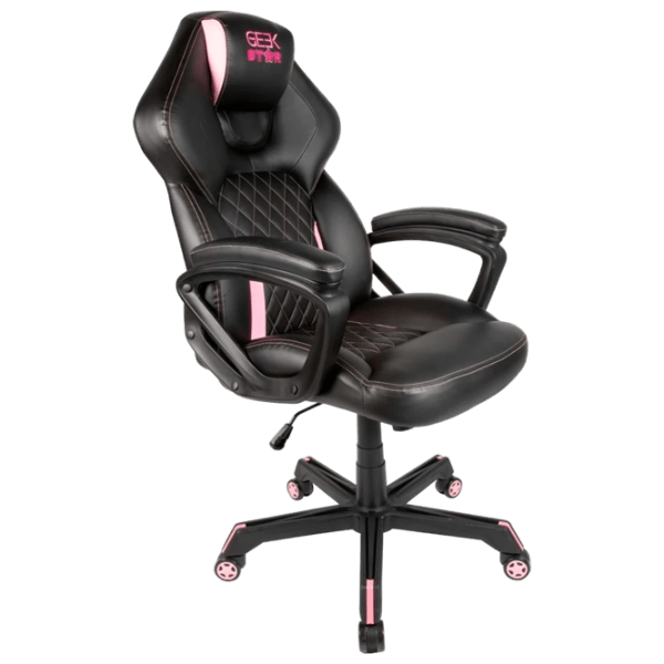 Scaun Gaming Konix Geek Star Onyx Black Pink  photo 1