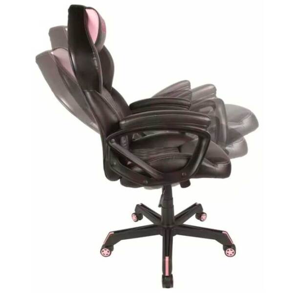 Scaun Gaming Konix Geek Star Onyx Black Pink  photo 4