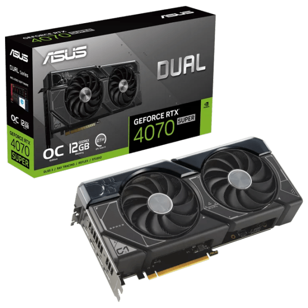 Видеокарта Asus Dual GeForce RTX 4070 SUPER OC Edition 12 ГБ PCI Express x16 4.0 photo 6
