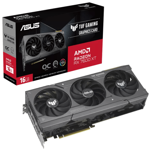 Видеокарта Asus Radeon RX 7600 XT Gaming OC Edition 16 ГБ PCI Express x16 4.0 photo 6