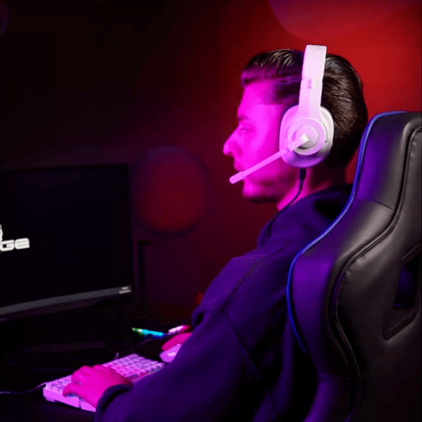 Căști uRage SoundZ 100 White Cu fir/ Gaming/ Over the ear photo 6
