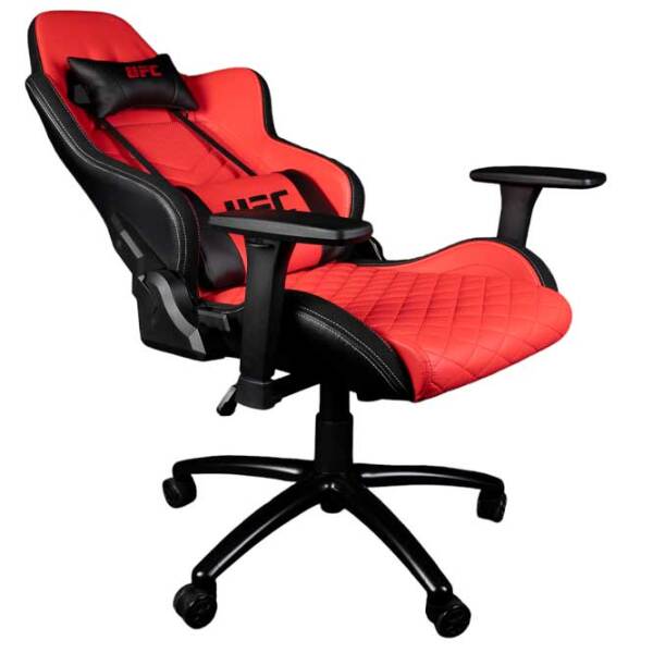 Scaun Gaming Konix UFC Premium Red Black  photo 4