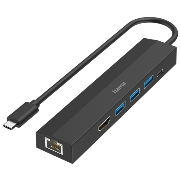 Адаптер Hub Hama 200144 Черный USB Type-C photo 1
