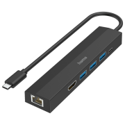 Адаптер Hub Hama 200144 Черный USB Type-C