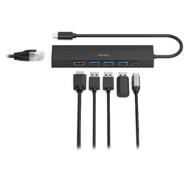 Адаптер Hub Hama 200144 Черный USB Type-C photo 3