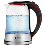 Ceainic electric Vitek VT-7009 Black 2200 W, 1.7l, Material interior: Sticlă