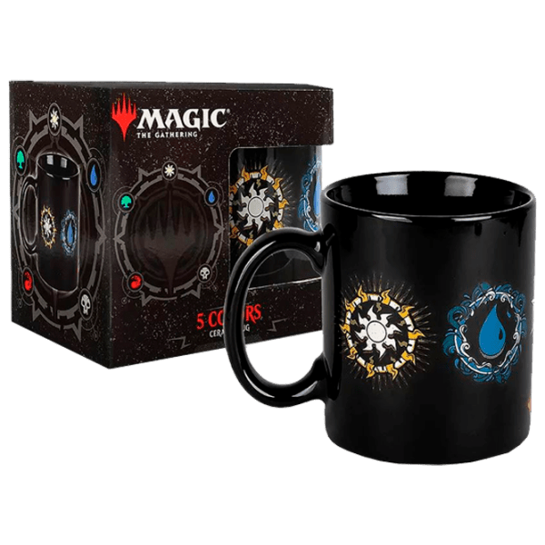 Cană Konix Magic: The Gathering 5 Colors Black 320 ml photo 2