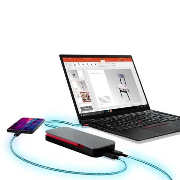 Power Bank 20000 mAh Lenovo G0A3LG2WWW (65 W) Gray  photo 4