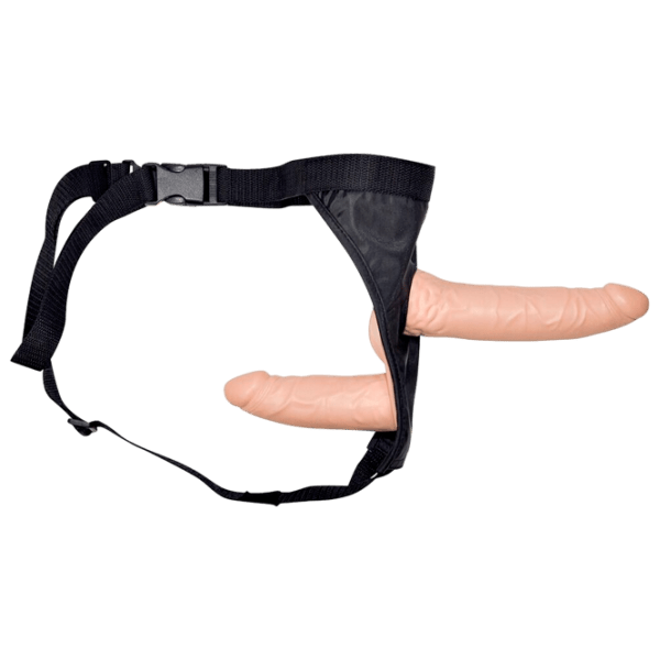Страпон You2Toys Double Dong Бежевый  photo 1