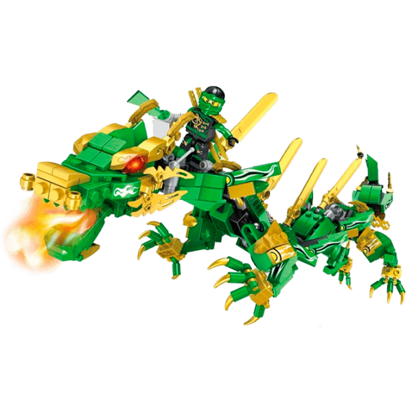 Конструктор Hsanhe Dragon Knight Зеленый Количество деталей 467, 6+ photo 2