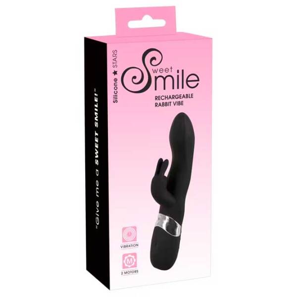 Вибратор Sweet Smile Rabbit Vibes Розовый  photo 5