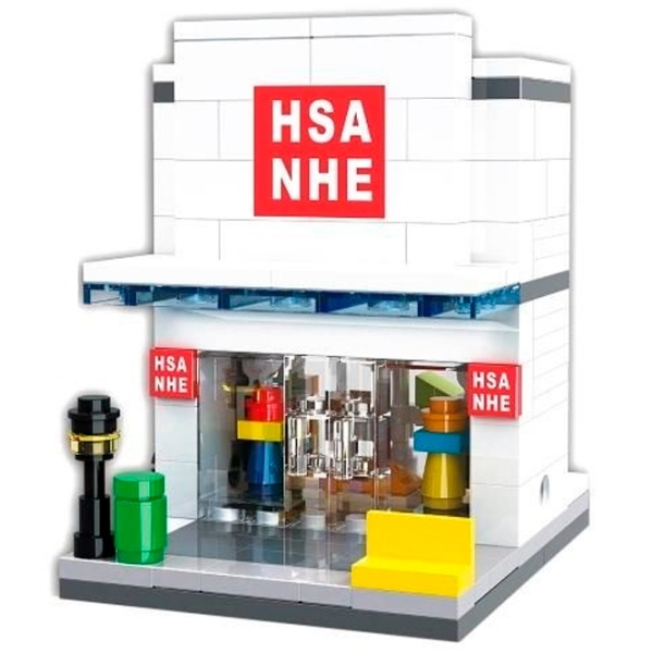 Конструктор Hsanhe Clothes store Белый Количество деталей 186, 6+ photo 2
