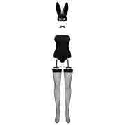 Комплект нижнего белья Cottelli Bunny Costume (S/ M) Черный 