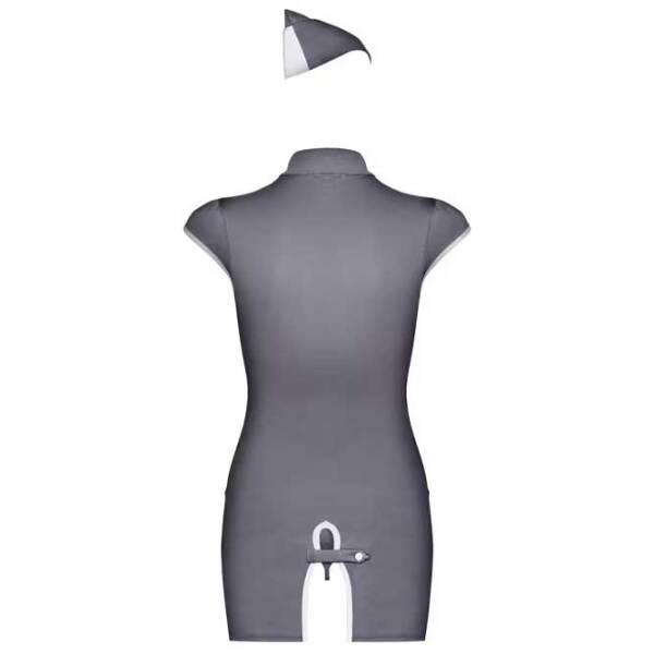 Set lengerie Obsessive Stewardess (S/ M) Gray  photo 4