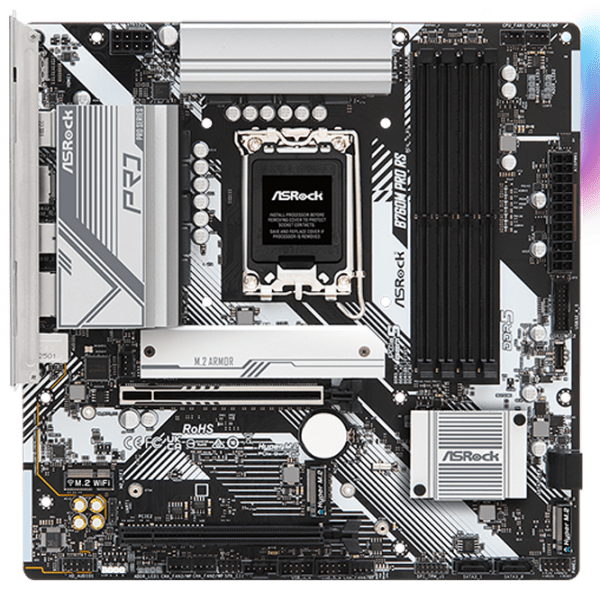 Материнская плата ASRock B760M PRO RS mATX  photo 1