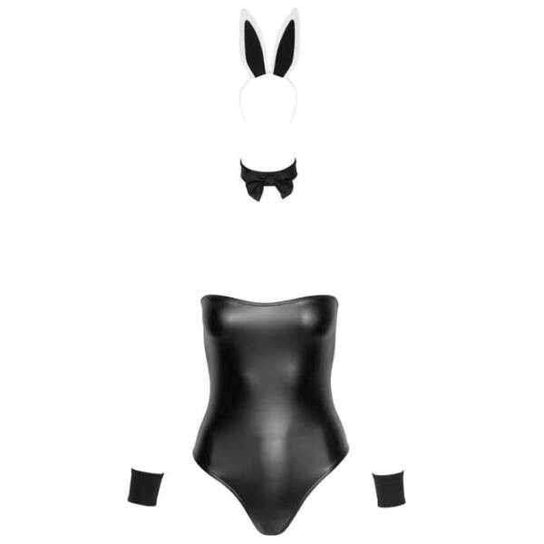 Комплект нижнего белья Cottelli Bunny Body (L) Черный  photo 5