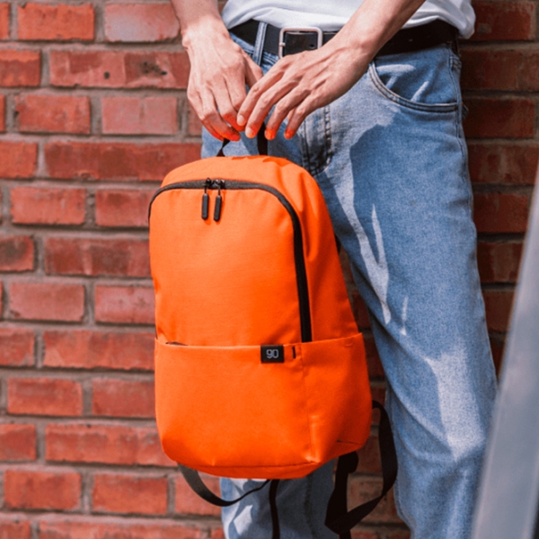 Rucsac pentru laptop Ninetygo Tiny Lightweight Casual Orange  photo 5