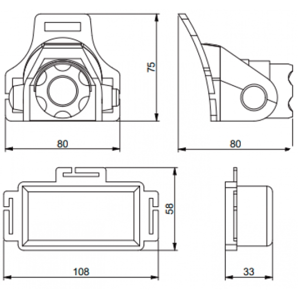 Lanternă GTV LT-LC6WT3-60 Black  photo 2