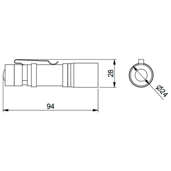 Lanternă GTV LT-LB3WT4-60 Black  photo 2