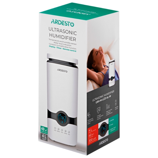 Umidificator de aer Ardesto USH-M-LCD-4L-W White  photo 13