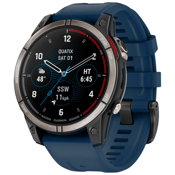 Ceas inteligent Garmin Quatix 7 Pro Titanium 1.3" | 47 mm | Fibră polimerică durabilă/Silicon
| 010-02803-81 photo 1