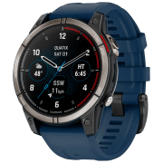 Ceas inteligent Garmin Quatix 7 Pro Titanium 1.3" | 47 mm | Fibră polimerică durabilă/Silicon
| 010-02803-81