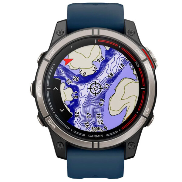 Ceas inteligent Garmin Quatix 7 Pro Titanium 1.3" | 47 mm | Fibră polimerică durabilă/Silicon
| 010-02803-81 photo 2