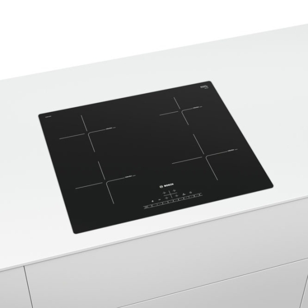Plită încorporabilă cu inducție Bosch PUE611FB1E Black Vitroceramică, 4600 W photo 4