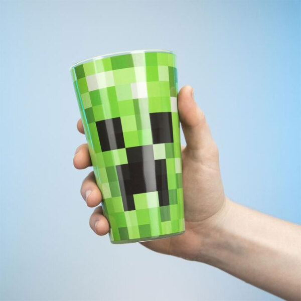 Pahar Paladone Minecraft Creeper Glass Green  photo 2