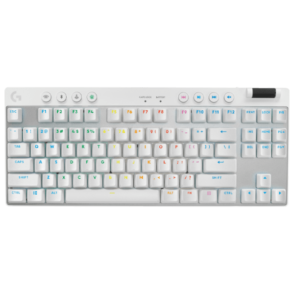 Tastatură Logitech G PRO X White Gaming, Fără fir photo 1
