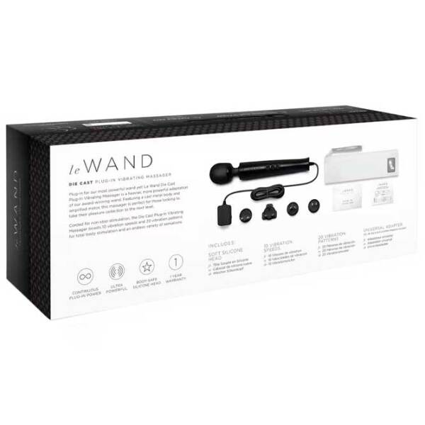 Vibrator le Wand Diecast Black  photo 5