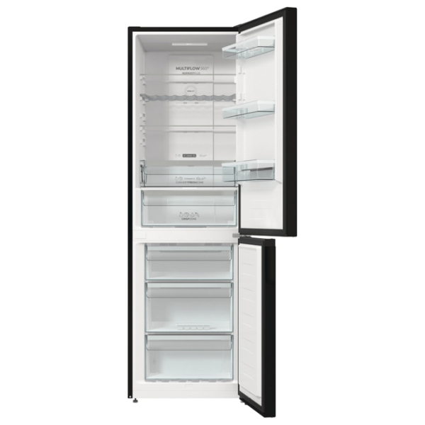 Frigider Gorenje NRK6192ABK4 Black 204l/ No Frost, 96l/ No Frost, A++ photo 4