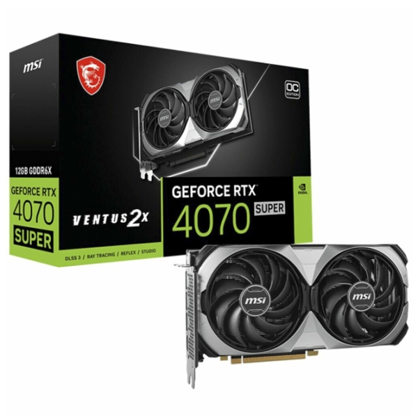 Placă video MSI GeForce RTX 4070 SUPER VENTUS 2X OC 12 GB PCI Express x8 4.0 photo 4