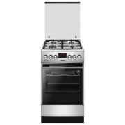 Aragaz Hansa FCMS582258 Inox Tipul plitei: Pe gaz, 62 l, Tipul cuptorului: Electric