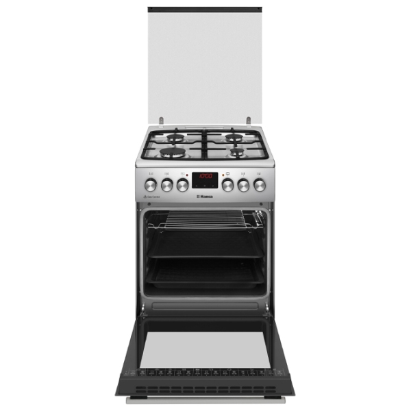 Aragaz Hansa FCMS582258 Inox Tipul plitei: Pe gaz, 62 l, Tipul cuptorului: Electric photo 3